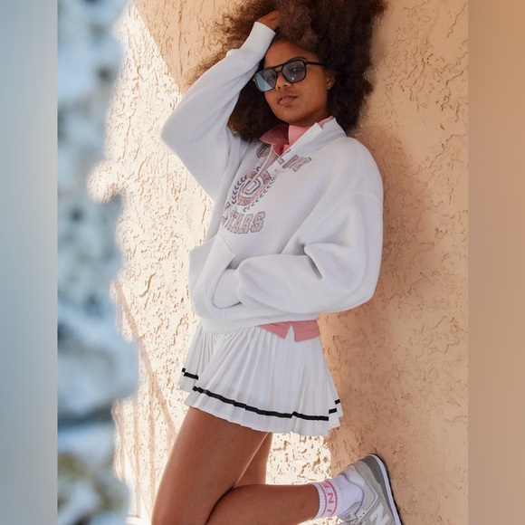 OFFLINE By Aerie All Aces White Pleated Tennis Skort NWT - Picture 5 of 15